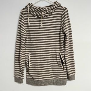 Ampersand Ave Cowl Neck Hoodie size large